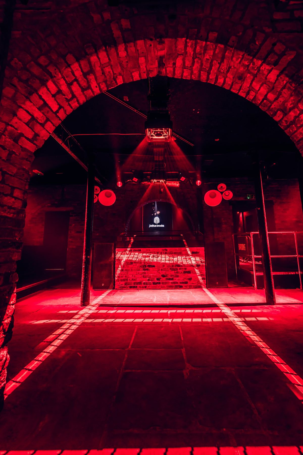 the basement at joshua brooks under red light