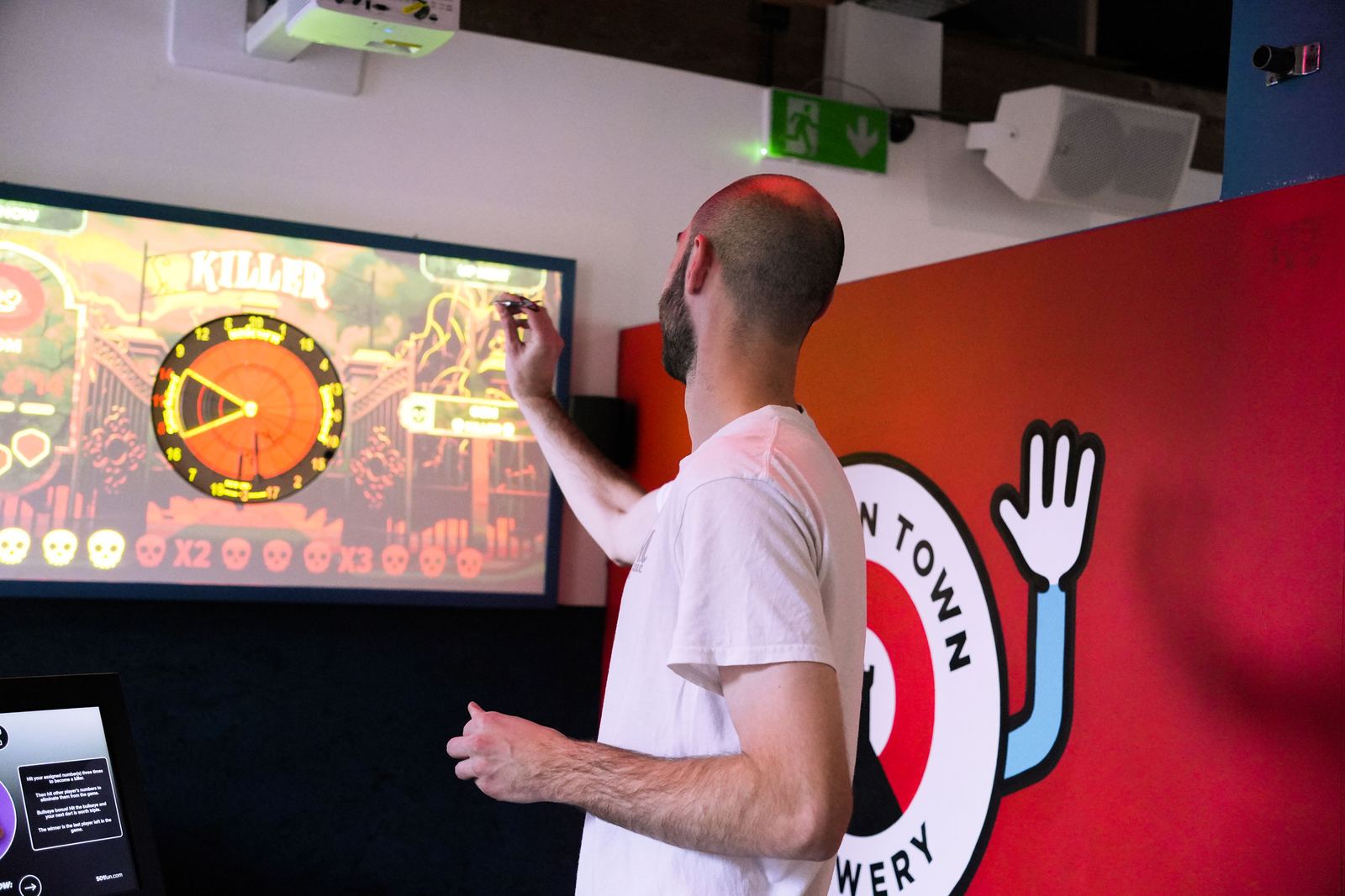 AR darts in the Clubhouse